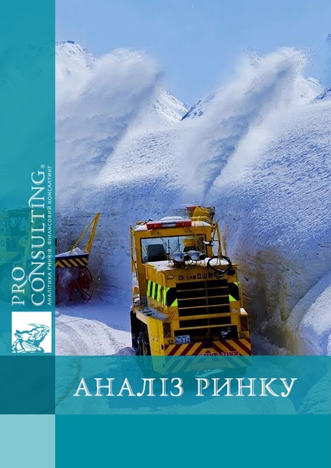 Аналіз ринку снігоприбиральної техніки в Україні за 2022 рік. 2024 рік